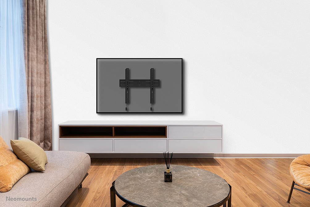 Neomounts WL30S-850BL14 vlakke wandsteun voor 32-65 inch schermen - Zwart