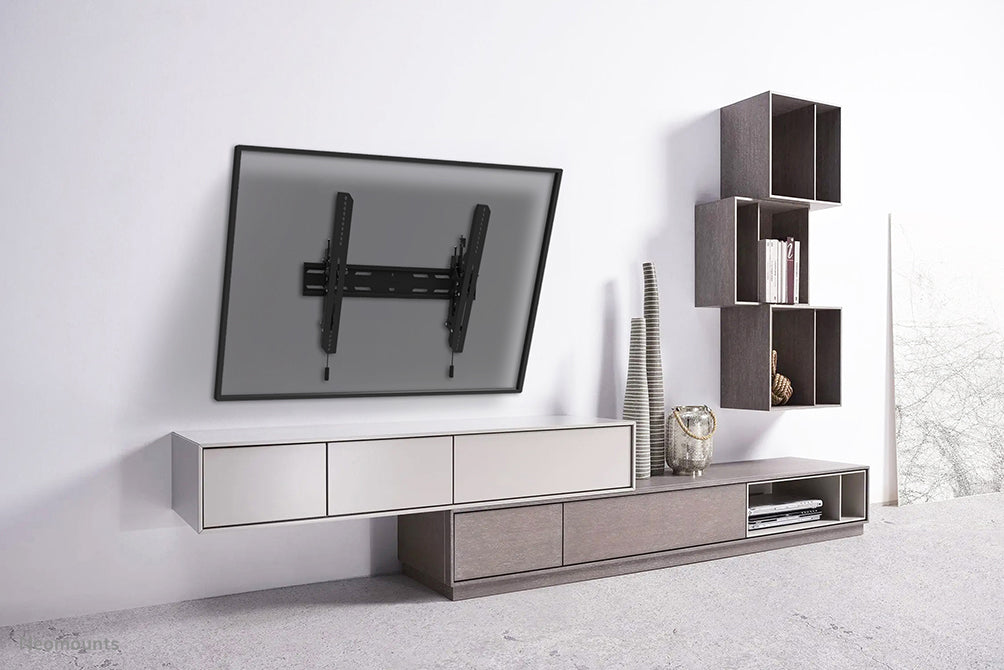 Neomounts WL35S-850BL16 kantelbare wandsteun voor 40-82 inch schermen - Zwart