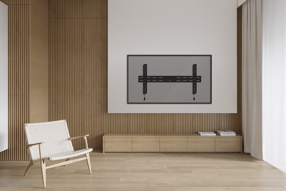 Neomounts WL35S-850BL18 kantelbare wandsteun voor 43-98 inch schermen - Zwart