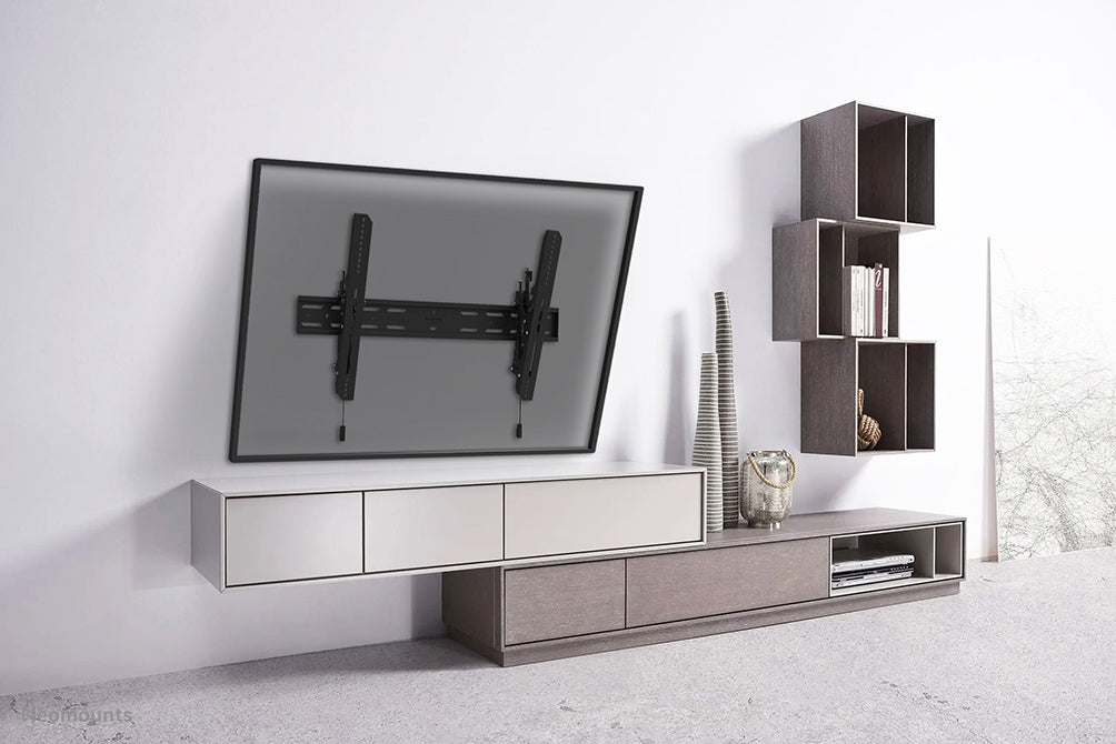 Neomounts WL35S-850BL18 kantelbare wandsteun voor 43-98 inch schermen - Zwart