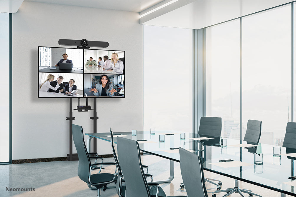 Neomounts WL55-875BL1 gemotoriseerde wandsteun voor 37-100 inch schermen - Zwart