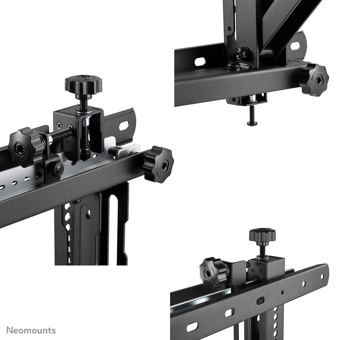 Neomounts WL95-900BL16 push to pop out videowall steun voor 45-75 inch schermen - Zwart