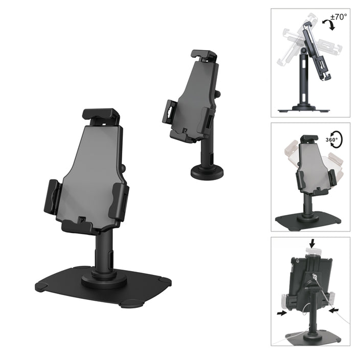 Neomounts TABLET-D200black Bureaustandaard voor tablet