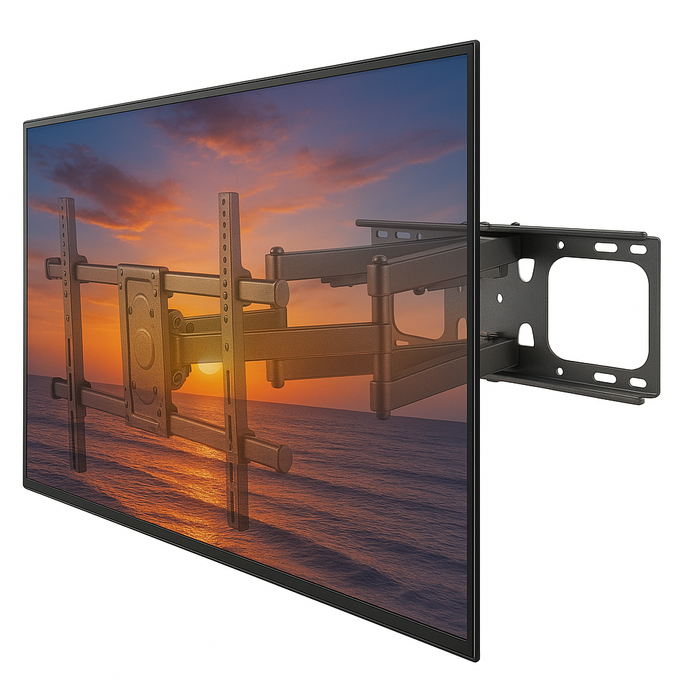 Heavy Duty TV beugel |37 t/m 90 inch |2-armen |VESA 600x400 |Cinewall geschikt |Universeel |Horizonale afstelling