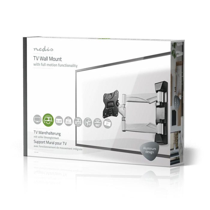 Full-Motion TV-muurbeugel | 13 - 27" | Max. 30 kg | 3 scharnierpunten