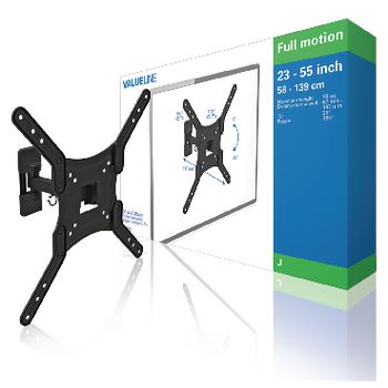 TV Muurbeugel Draai- en Kantelbaar 23 - 55 " 30 kg