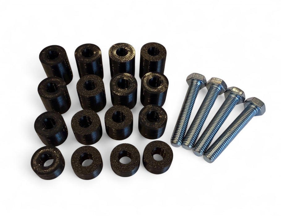 Afstandshouders voor TV Beugel M8 – Complete Set met Schroeven 10–25 mm