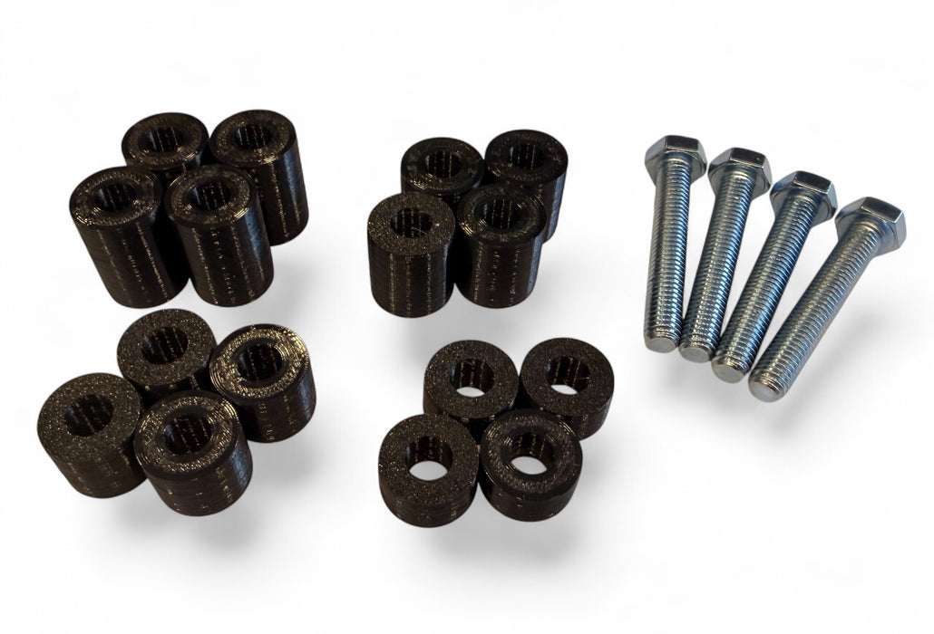 Afstandshouders voor TV Beugel M8 – Complete Set met Schroeven 10–25 mm