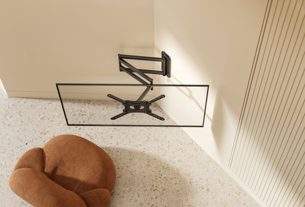 Wolff Mount Extra lange Full-Motion TV Muurbeugel tot 65 inch | tot 95cm uit de muur! |Universeel |VESA 400x400