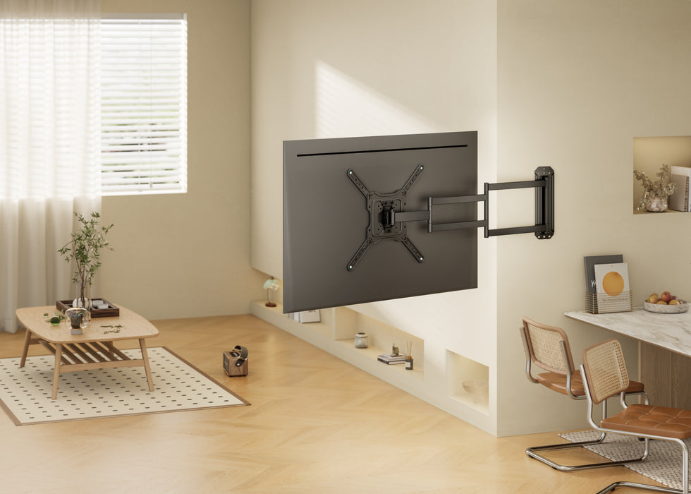 Wolff Mount Extra lange Full-Motion TV Muurbeugel tot 65 inch | tot 95cm uit de muur! |Universeel |VESA 400x400