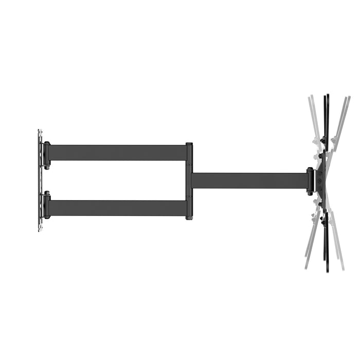 Wolff Mount universele Lange Tv-beugel voor schermen tot 65 inch (73 cm uit de muur) met VESA 400x400