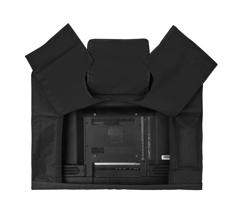 TVBeugels TOP Deals 6: TV-Beschermhoes voor Buiten | 30" - 32" | Uitstekende Kwaliteit Oxford-Doek | Apart vak voor Afstandsbediening | Zwart